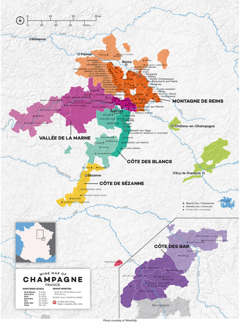 Champagne Map winefolly