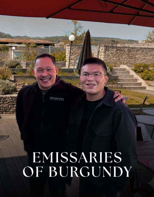 Jojo and Jaime in Burgundy